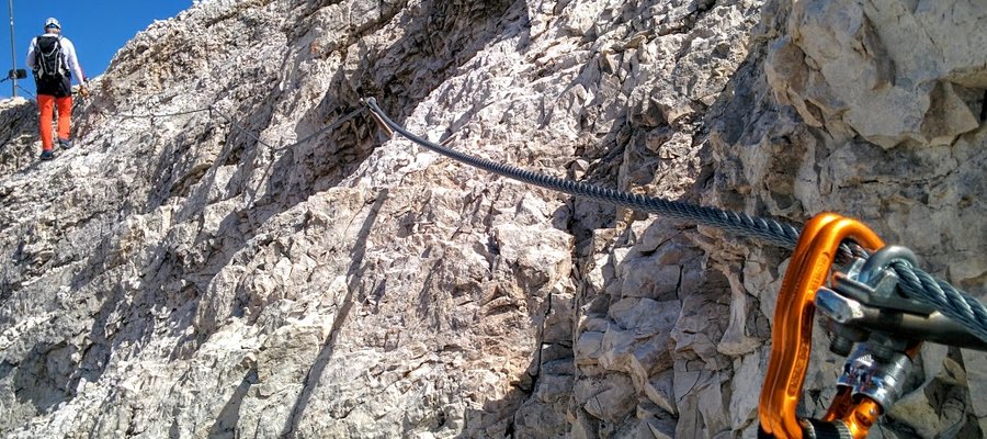 Via ferrata Ivano Dibona in Gruppo del Cristallo, Dolomites