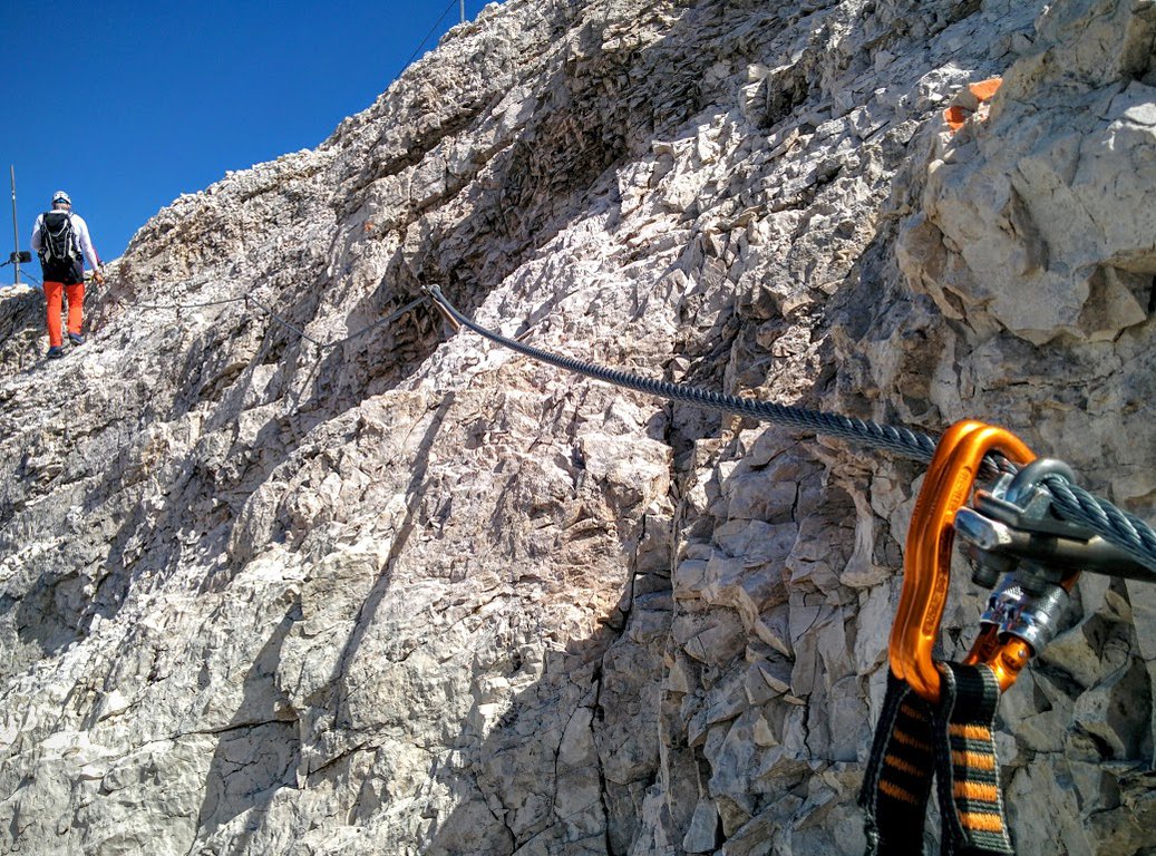 Via ferrata Ivano Dibona in Gruppo del Cristallo, Dolomites