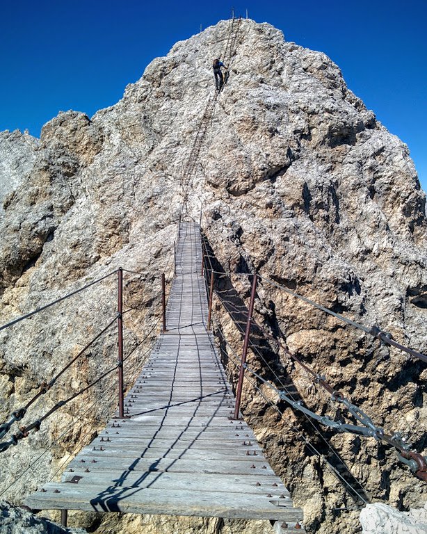 Via ferrata Ivano Dibona in Gruppo del Cristallo, Dolomites