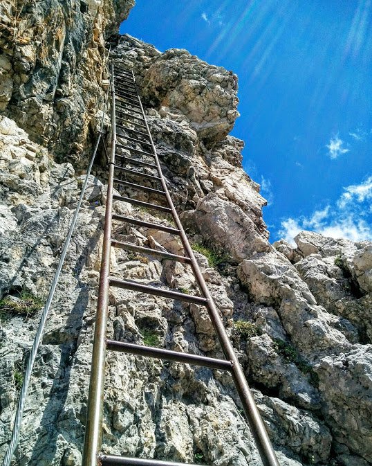 Sentiero Giuseppe Olivieri in Tofane group, Sexten Dolomites