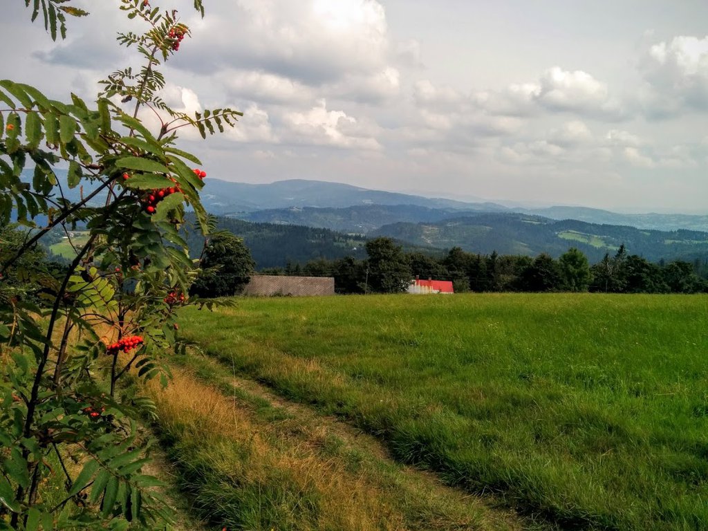 Beskidy mountains in southern Poland