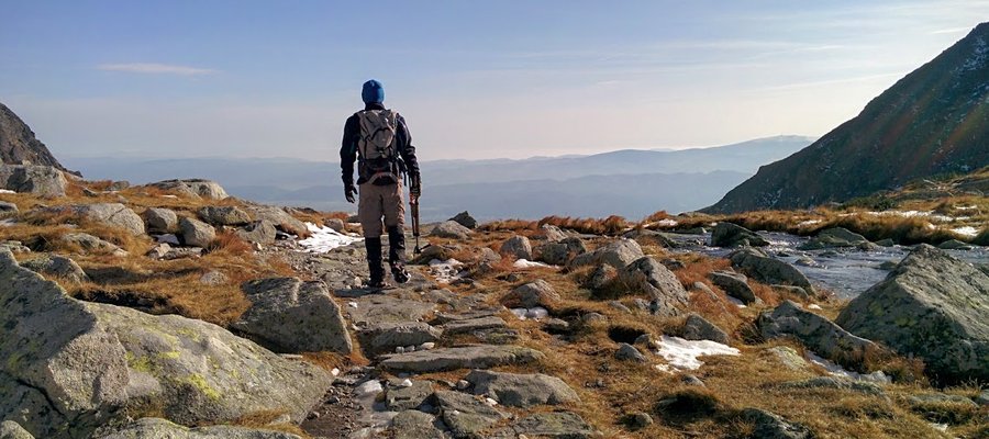 Hiking in High Tatra mountains, Slovakia