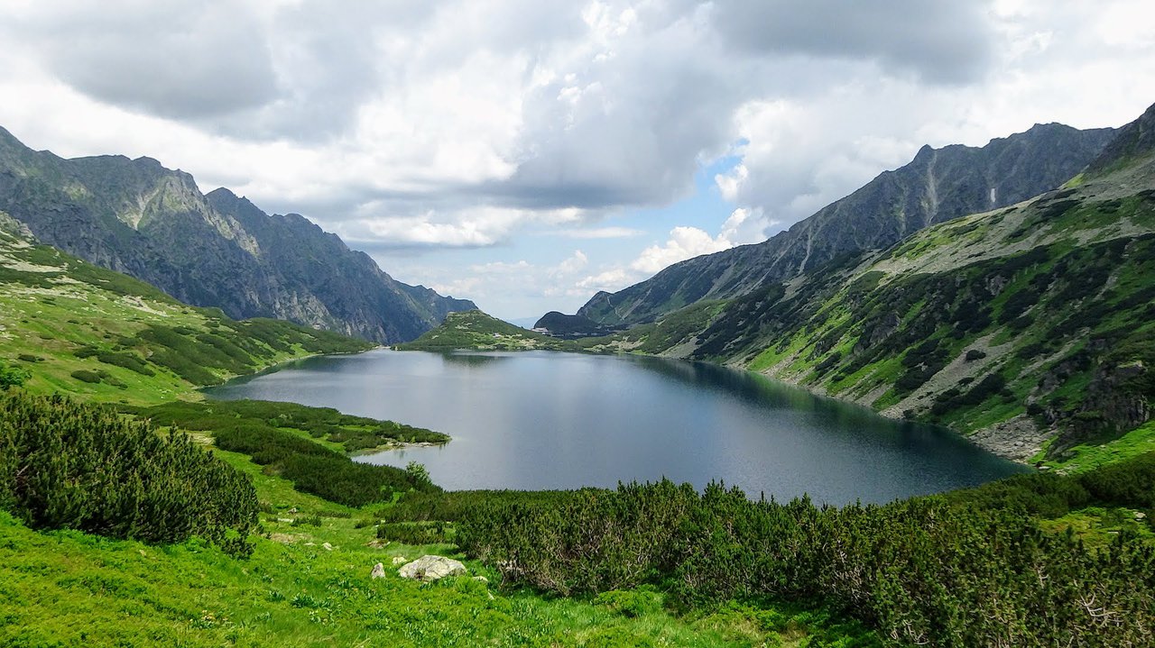 Lake in Tatra mountains, Poland