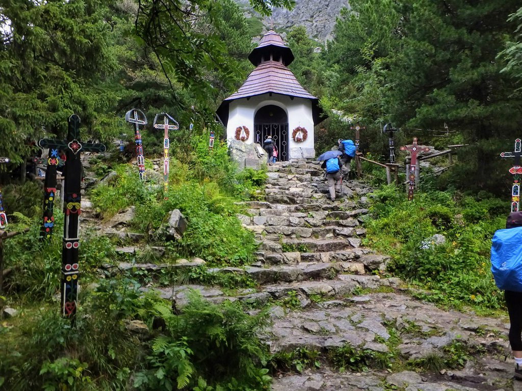 Symbolic Cemetery, Popradské Pleso, Tatra mountains in Slovakia