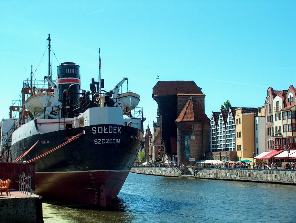 City centre in Gdansk, Poland